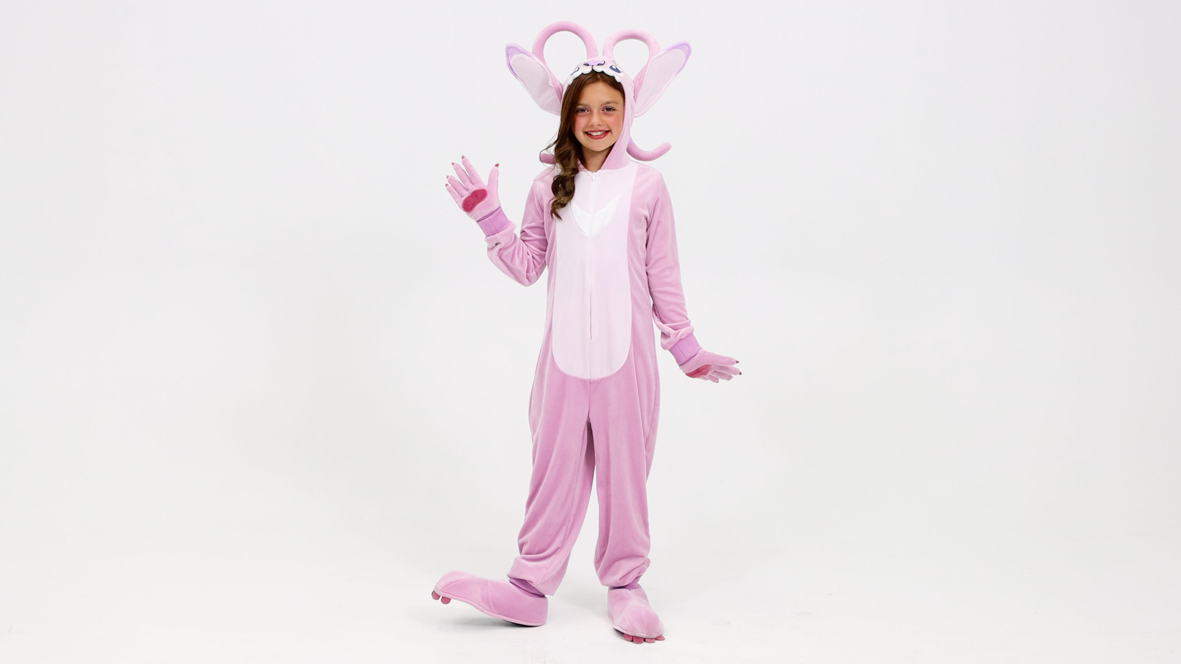 This exclusive Girl's Disney Angel Lilo and Stitch Costume would be a great costume for your little one! Have her put this on and take an adventure looking for her lover!